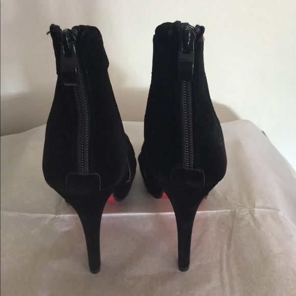 Used-Size 7.5-Finejo- Open Toe Platform Pumps - Picture 4 of 5